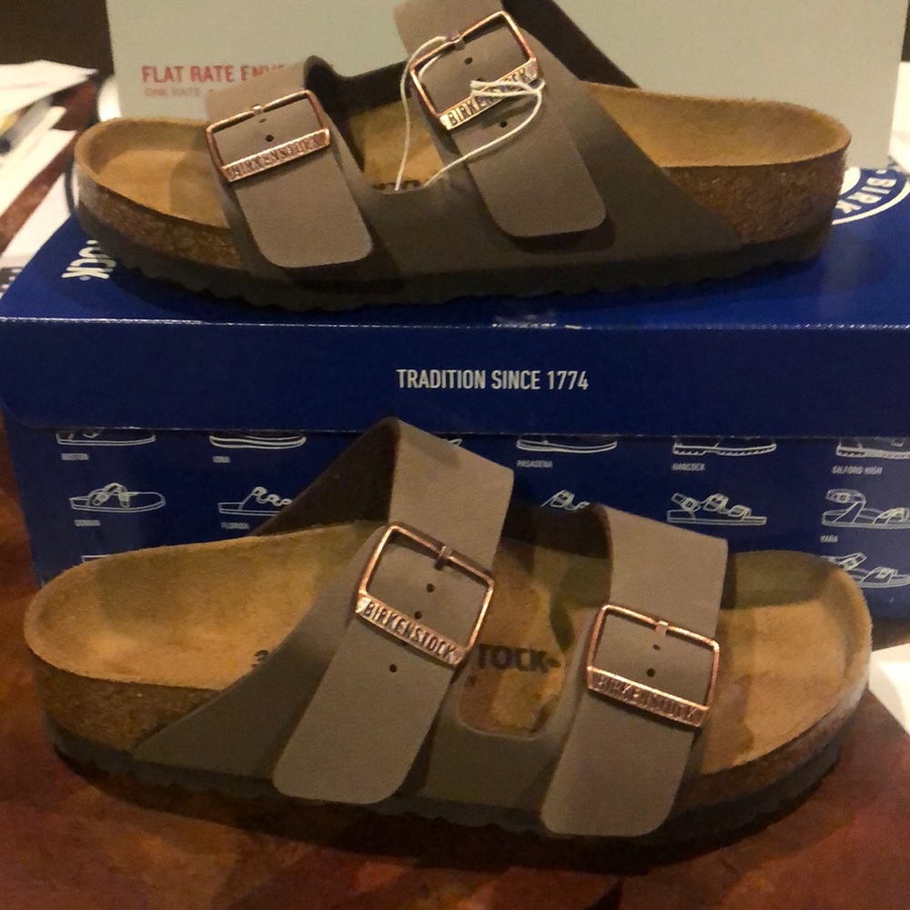 Birkenstock Arizona Birko floor Mocca asst new